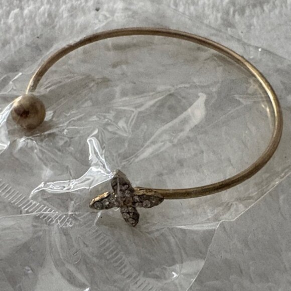 Elegant Gold Bangle Bracelet - Picture 2 of 2